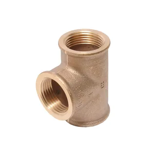 Тройник, ВВВ, 1 1/2", 1 1/2", 1 1/2", бронза (RX), равнопроходной — иконка