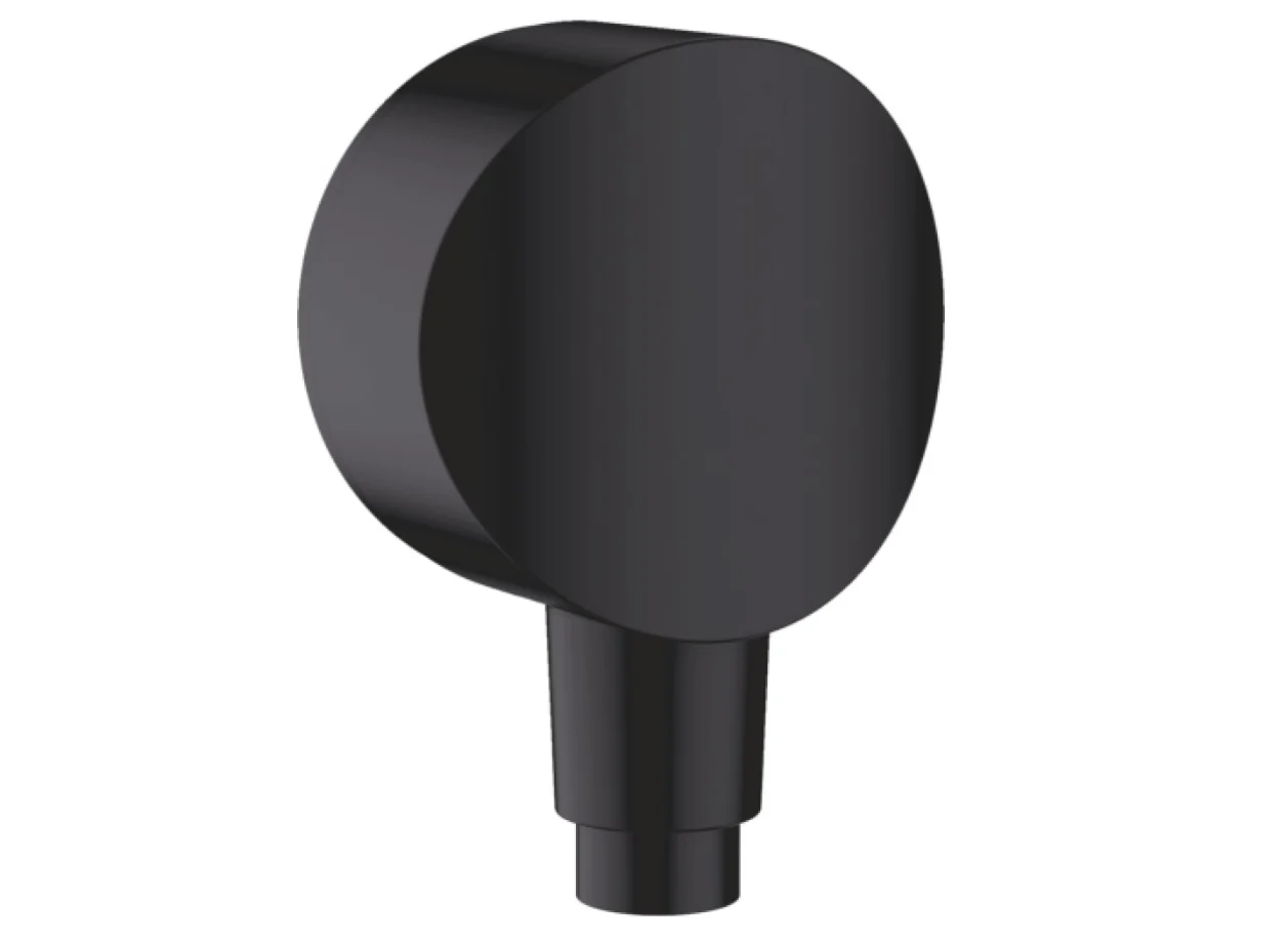 Шланговое подсоединение, Hansgrohe, Fixfit, цвет-черный матовый