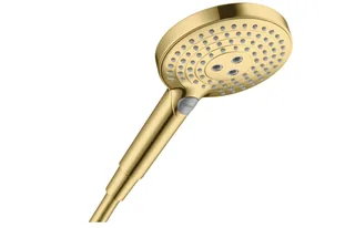 Ручной душ, Hansgrohe, Raindance Select S, 125, цвет-полированное золото — иконка
