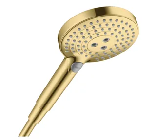 Ручной душ, Hansgrohe, Raindance Select S, EcoSmart, 120, цвет-полированное золото — иконка