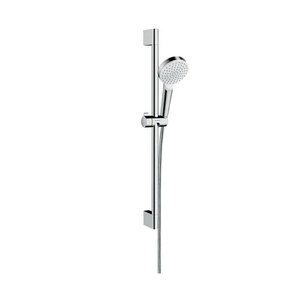 Душевой гарнитур, Hansgrohe, EcoSmart, цвет-белый/хром