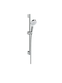 Душевой гарнитур, Hansgrohe, EcoSmart, цвет-белый/хром