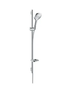 Душевой гарнитур, Hansgrohe, Raindance Select E, цвет-белый/хром