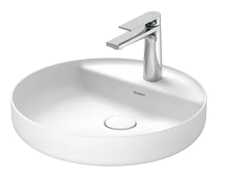 Раковина, Duravit, Vitrium, шгв 460*460*130, отверстия для смесителя-1, цвет-White Satin Matt