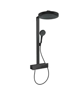 Душевая стойка, Hansgrohe, Rainfinity, цвет-черный матовый — иконка