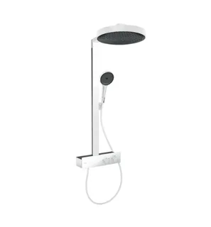 Душевая стойка, Hansgrohe, Rainfinity, цвет-белый матовый