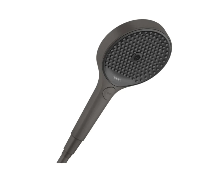 Ручной душ, Hansgrohe, Rainfinity, 132, цвет-шлифованный черный хром