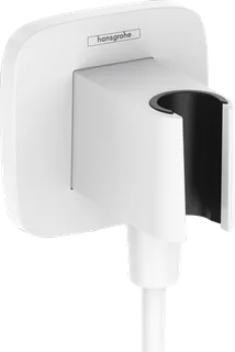 Шланговое подсоединение, Hansgrohe, FixFit Q, цвет-белый матовый