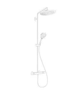 Душевая стойка, Hansgrohe, Croma Select S, цвет-белый матовый