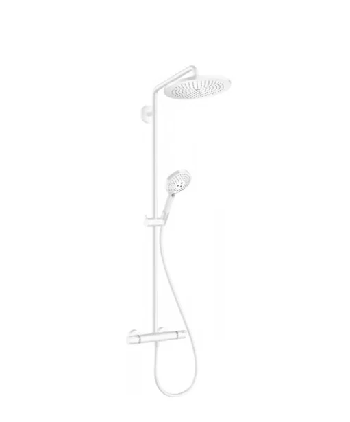 Душевая стойка, Hansgrohe, Croma Select S, цвет-белый матовый