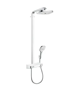 Душевая стойка, Hansgrohe, Raindance Select E, цвет-белый/хром