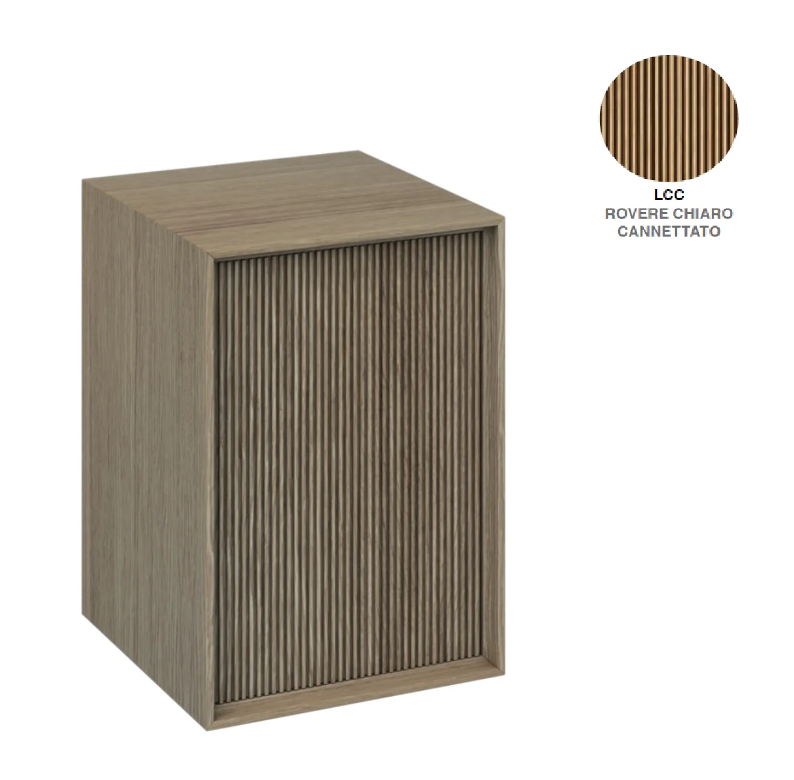 Cекция с дверцей, Scarabeo, Laila , для консоли, цвет-Rovere Chiaro Cannettato