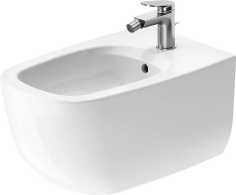 Биде, Duravit, Aurena, подвесной, шгв 365*570*290, HygieneGlaze, цвет-белый