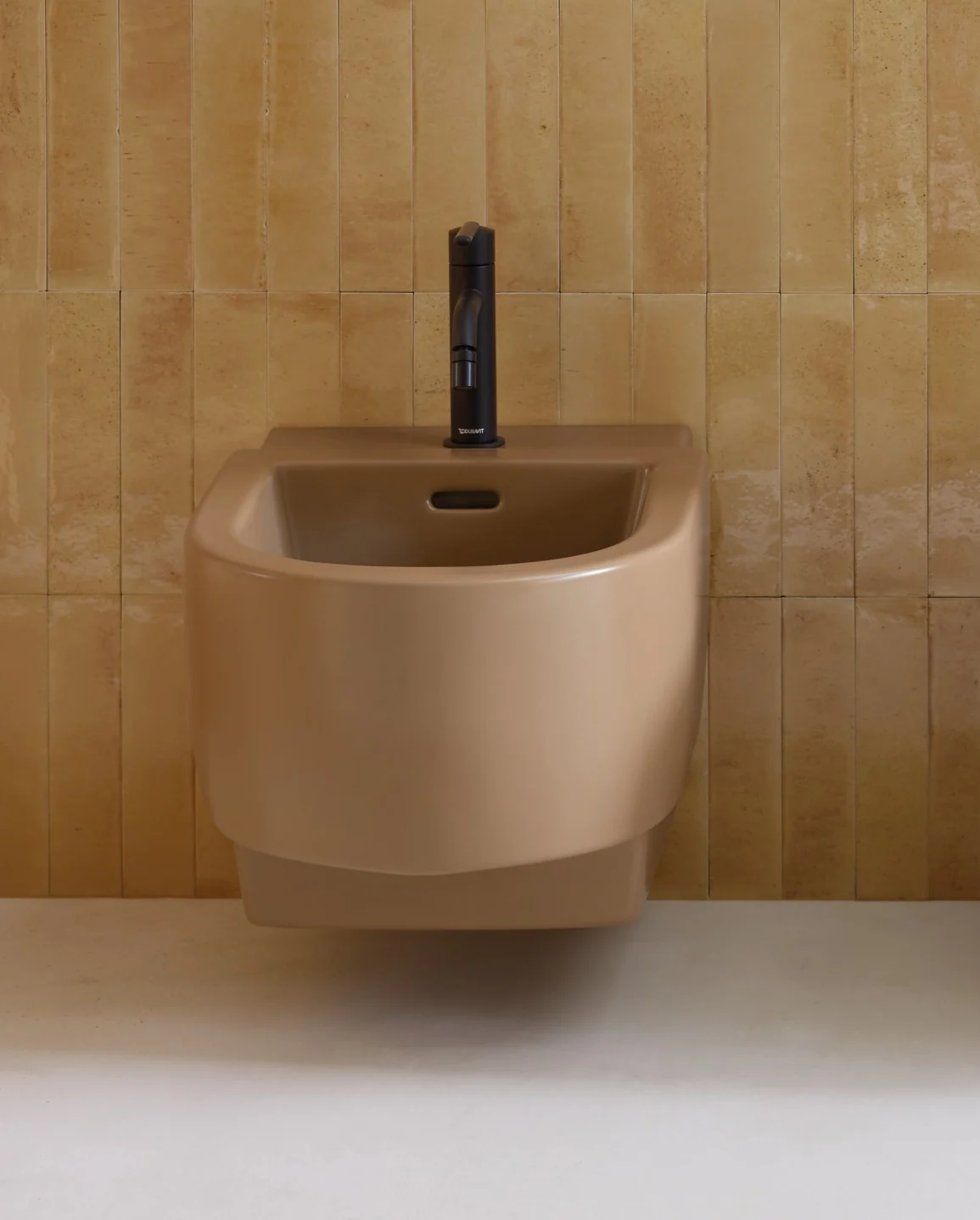 Биде, Duravit, Balcoon, подвесной, шгв 365*540*290, DuraShield, отверстия для смесителя-1, с переливом, цвет-Clay terra matt