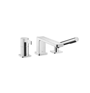 Смеситель для ванны и душа, Dornbracht, Lulu, на борт ванны или на краю плитки, цвет-хром
