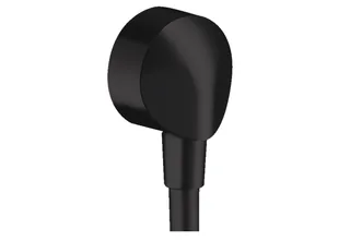 Шланговое подсоединение, Hansgrohe, Fixfit, без клапана обратного тока E, цвет-черный матовый