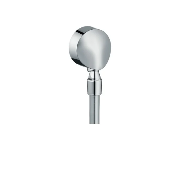 Шланговое подсоединение, Hansgrohe, Fixfit, с клапаном обратного тока и шарнирным соединением E, цвет-хром