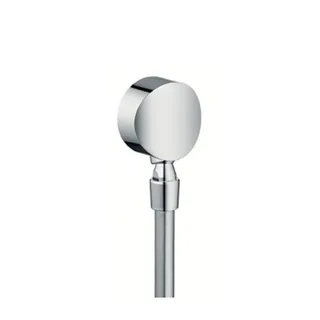 Шланговое подсоединение, Hansgrohe, Fixfit, с клапаном обратного тока и шарнирным соединением S, цвет-хром