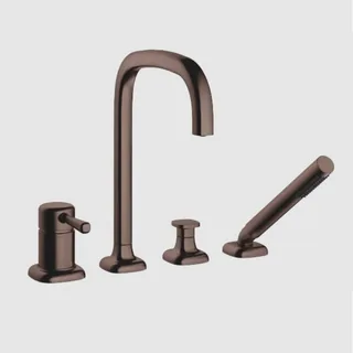 Смеситель для ванны и душа, Dornbracht, COYA, на борт ванны, цвет-Dark Bronze сатинированный (PVD)