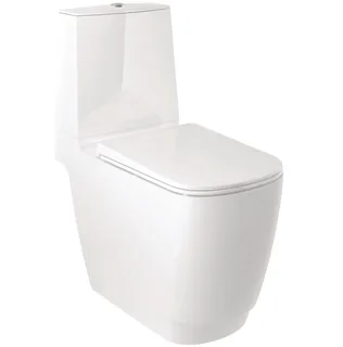 Унитаз-компакт, Kludi, Resa S, напольный, шгв 380*680*420, цвет-белый