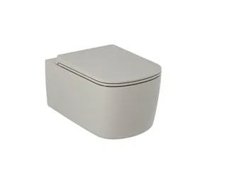 Унитаз, Kludi, Resa S, подвесной, шгв 360*550*260, цвет-серо-бежевый матовый