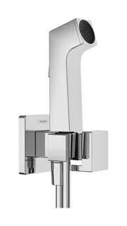 Гигиенический душ, Hansgrohe, E 1jet EcoSmart+, с запорным вентилем, для холодной воды, цвет-хром