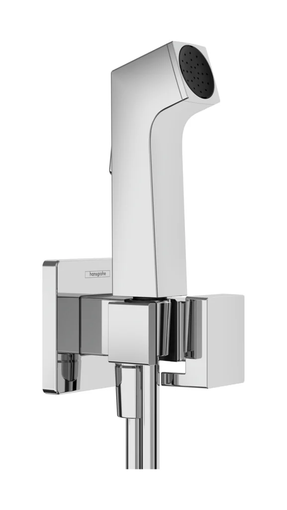 Гигиенический душ, Hansgrohe, E 1jet EcoSmart+, с запорным вентилем, для холодной воды, цвет-хром