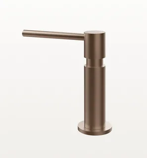 Дозатор для жидкого мыла, Gessi, Kitchen, шгв 28*131*139, цвет дозатора-Copper Brushed PVD