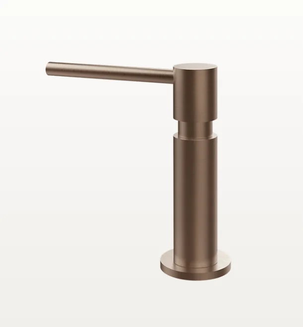 Дозатор для жидкого мыла, Gessi, Kitchen, шгв 28*131*139, цвет дозатора-Copper Brushed PVD