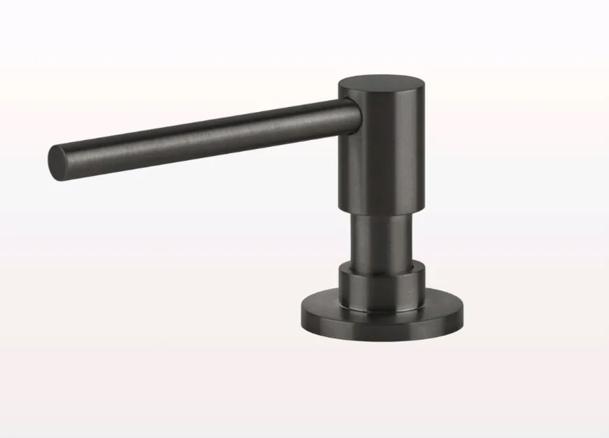 Дозатор для жидкого мыла, Gessi, шгв 45*118*65, цвет дозатора-Black Metal Brushed PVD