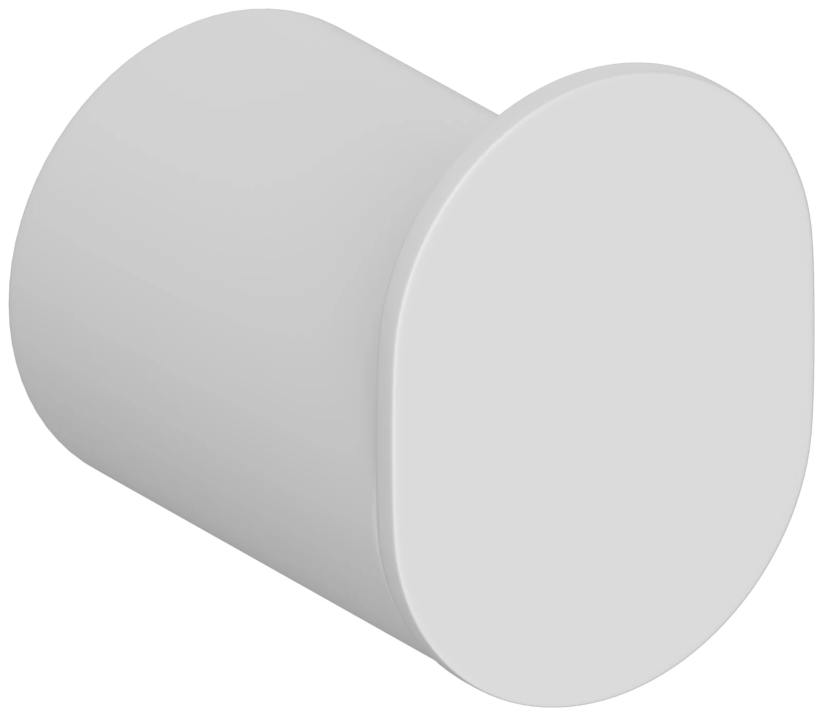 Крючок, Сунержа, Round, шгв 32*42*42, цвет-белый матовый