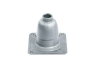 Колпак шахты, Vaillant, с оголовком и забором воздуха, алюминий
