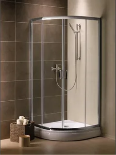 Душевое ограждение, Radaway, Premium Plus, шгв 1000*1000*1900, петли-слева и справа, хром, цвет стекла-прозрачный, Easy Clean — иконка