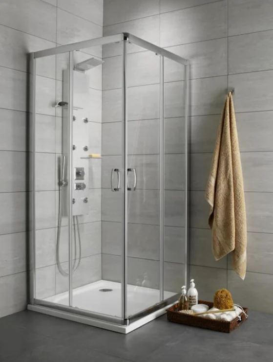 Душевая кабина, Radaway, Premium Plus D, шгв 800*1200*1900, петли-универсальные (слева или справа), хром, цвет стекл-прозрачный, Easy Clean