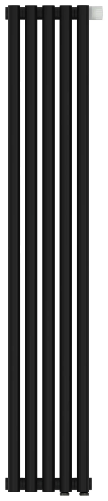 Радиатор, Сунержа, Эстет-1, 1200x225-05-EU50, правый, цвет-чёрный матовый, 3/4"