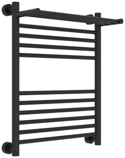 Полотенцесушитель, Сунержа, Богема PRO с полкой, шгв 551*227*652, цвет-чёрный матовый