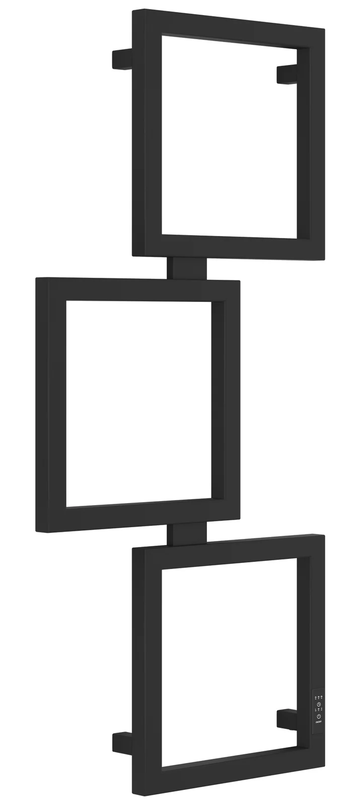 Полотенцесушитель, Сунержа, Этюд ES, шгв 490*74*1050, справа, цвет-чёрный матовый