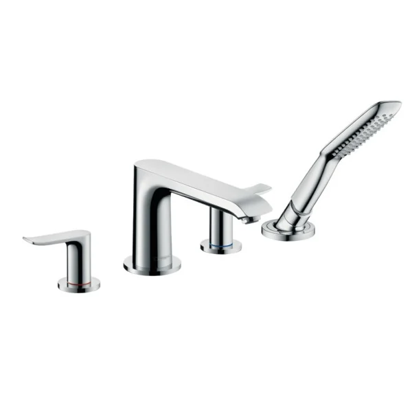 Смеситель для ванны и душа, Hansgrohe, Metris, цвет-хром