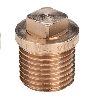 Заглушка, Viega, 3/4" НР бронза