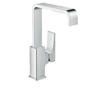 Смеситель для раковины, Hansgrohe, Metropol, цвет-хром