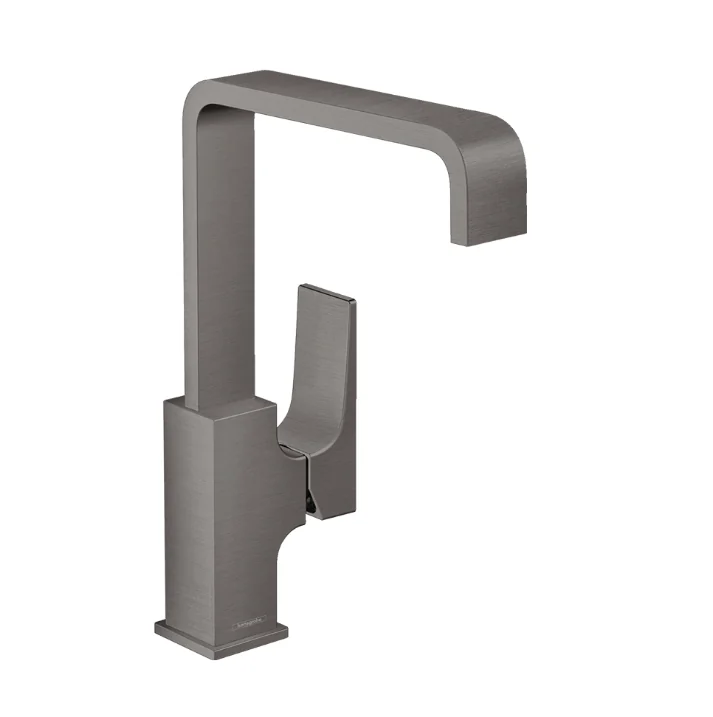 Смеситель для раковины, Hansgrohe, Metropol, цвет-шлифованный черный хром