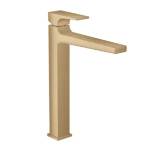 Смеситель для раковины, Hansgrohe, Metropol, цвет-шлифованная бронза