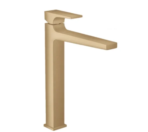 Смеситель для раковины, Hansgrohe, Metropol, цвет-шлифованная бронза