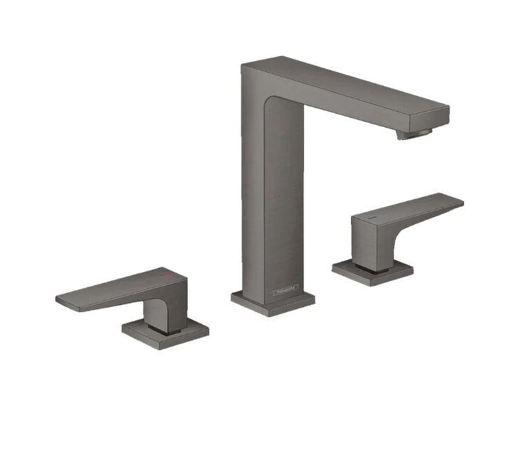 Смеситель для раковины, Hansgrohe, Metropol, цвет-шлифованный чёрный хром
