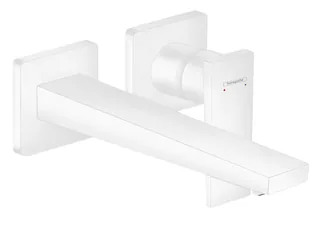 Смеситель для раковины, Hansgrohe, Metropol, цвет-белый матовый