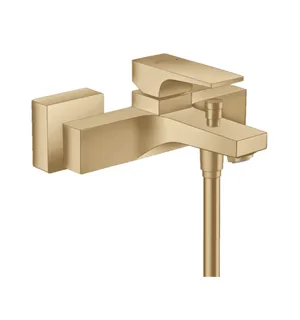 Смеситель для ванны и душа, Hansgrohe, Metropol, цвет-шлифованная бронза