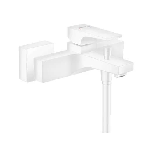 Смеситель для ванны и душа, Hansgrohe, Metropol, цвет-белый матовый