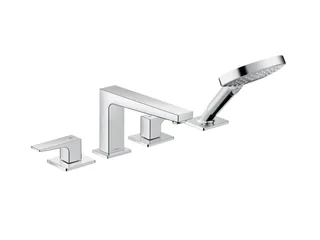 Смеситель для ванны и душа, Hansgrohe, Metropol, цвет-хром