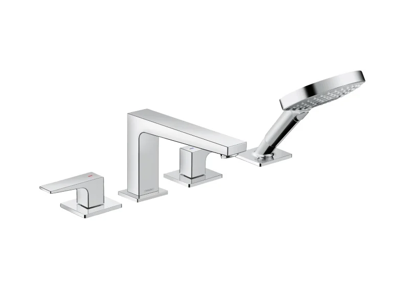 Смеситель для ванны и душа, Hansgrohe, Metropol, цвет-хром
