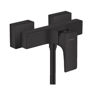 Смеситель для душа, Hansgrohe, Metropol, на 1 потребитель, настенный, цвет-черный матовый